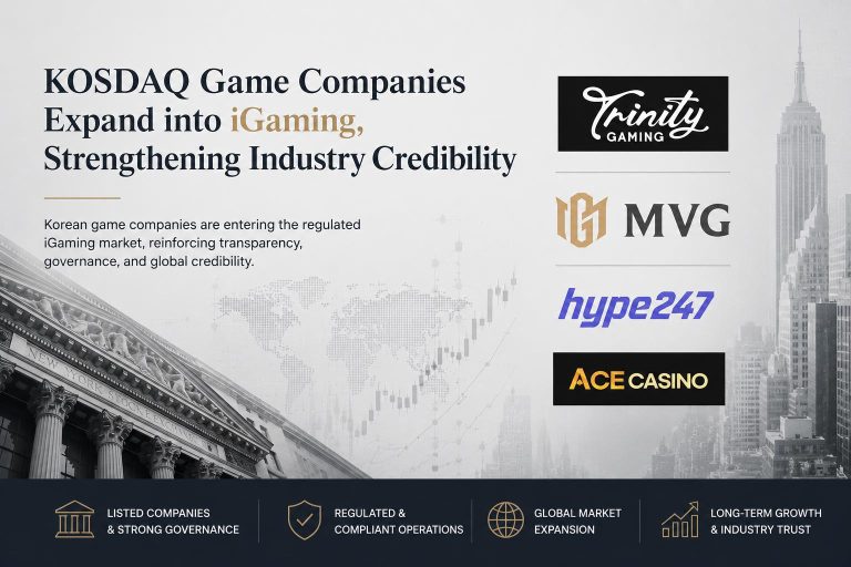 KOSDAQ game developers move into iGaming, elevating industry trust