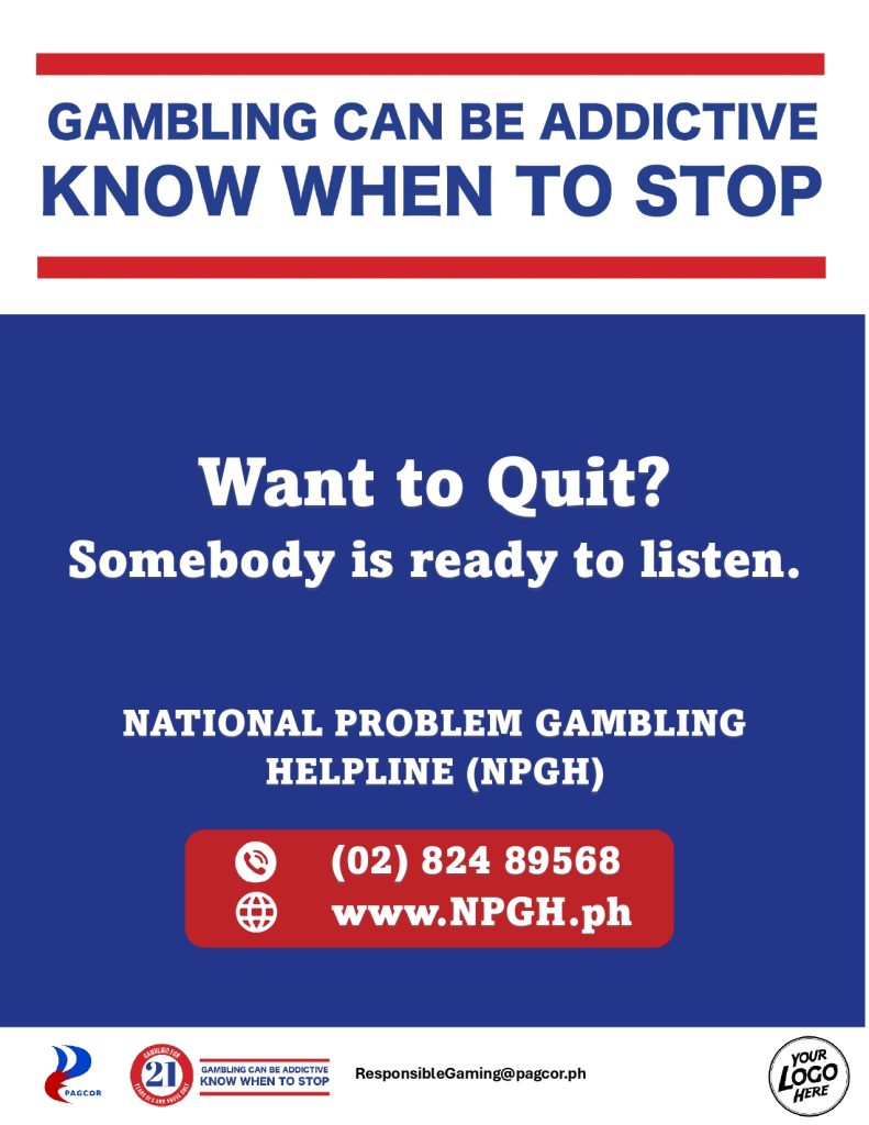 PAGCOR orders gaming ads replaced with problem gambling helpline materials pagcor