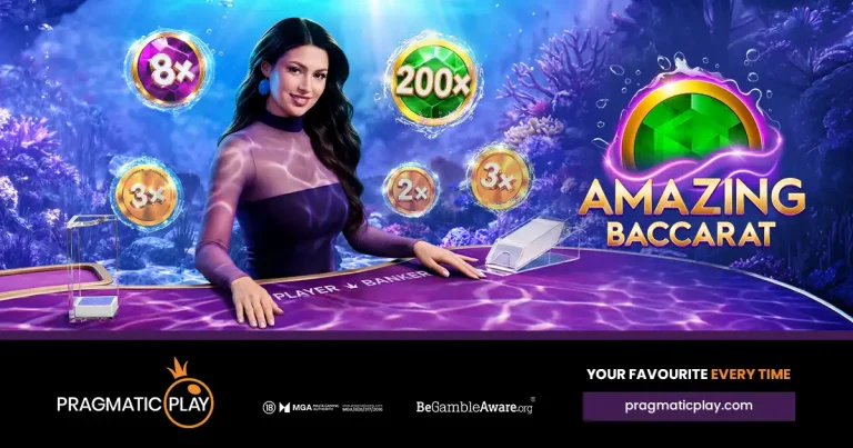 Pragmatic Play introduces Lucky Card multipliers to Amazing Baccarat