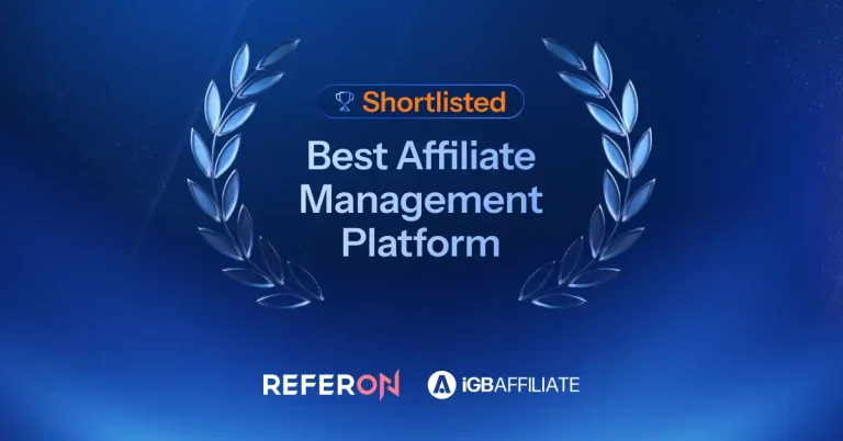 ReferOn shortlisted for Best Affiliate Management Platform at the iGB Awards 2026 