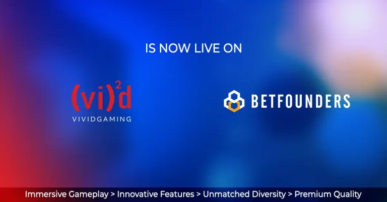 Vivid Gaming debuts on BetFounders aggregation platform