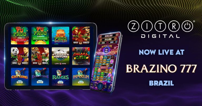 Zitro Digital launches on Brazino777 in Brazil