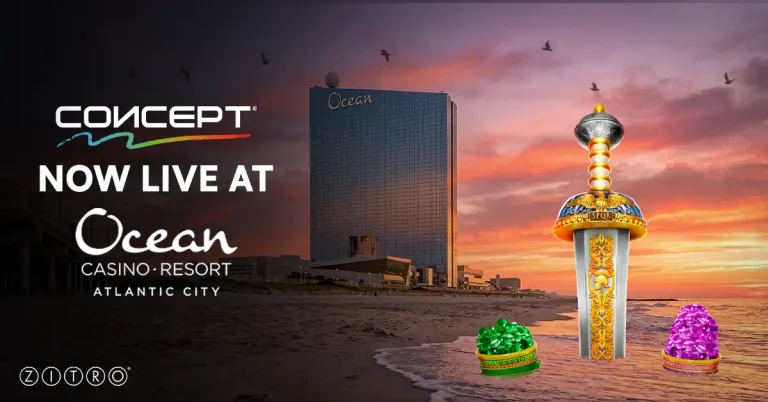 Zitro expands US footprint with CONCEPT debut at Ocean Casino Resort