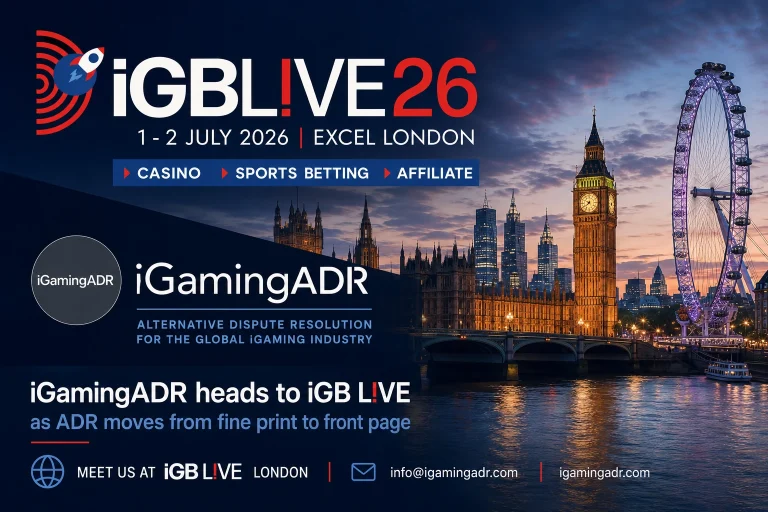 iGamingADR heads to iGB L!VE as ADR moves from fine print to front page