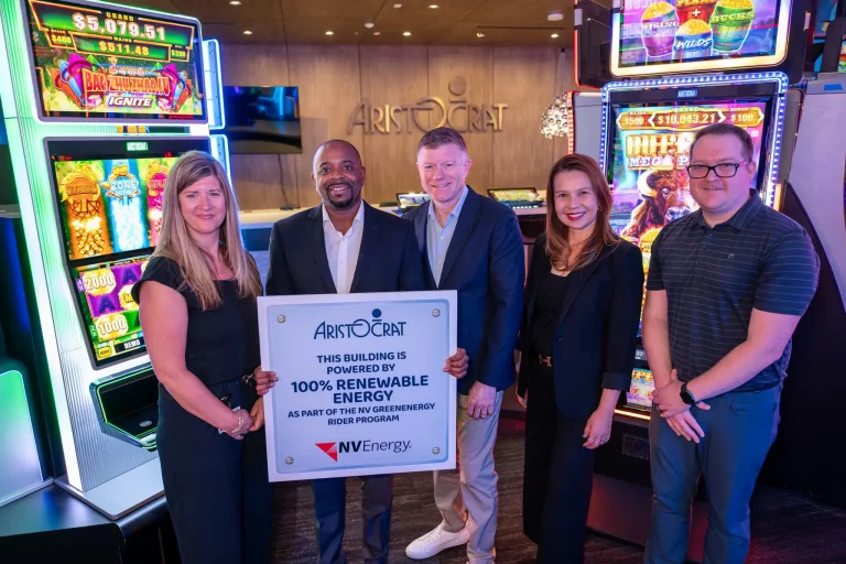 Aristocrat powers Southern Nevada facilities with 100% renewable energy