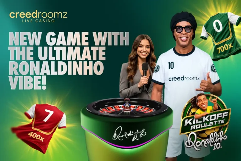 CreedRoomz launches Kickoff Roulette featuring football legend Ronaldinho