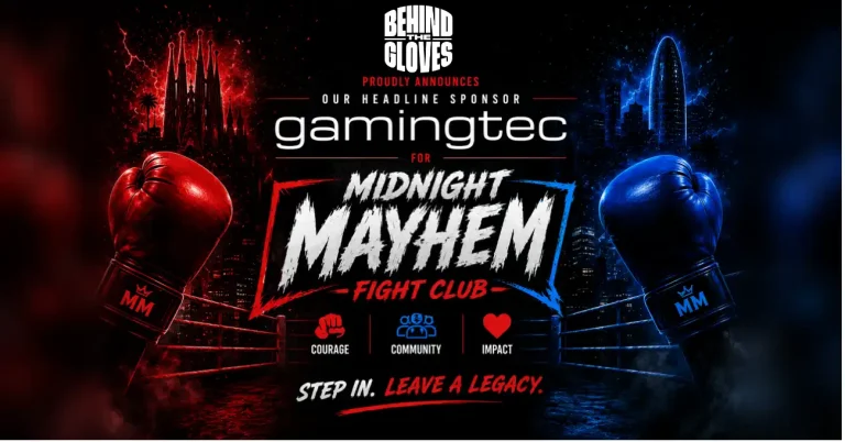Gamingtec supports Behind The Gloves in €150K fundraising push at Midnight Mayhem Fight Night