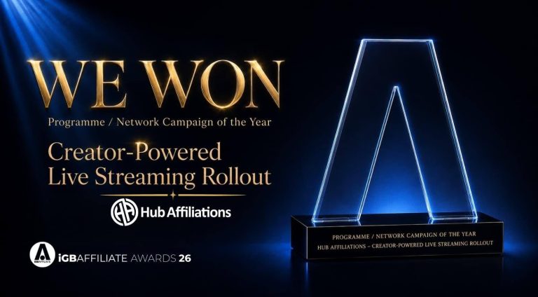 Hub Affiliations wins Programme/Network Campaign of the Year at iGB Affiliate Awards 2026