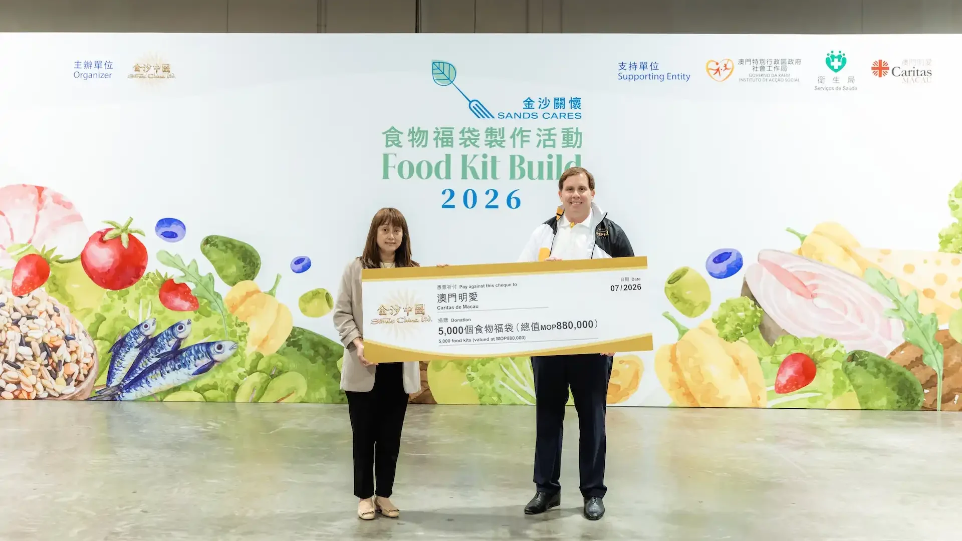 Sands China marks fifth year of Sands Cares Global Food Kit Build initiative