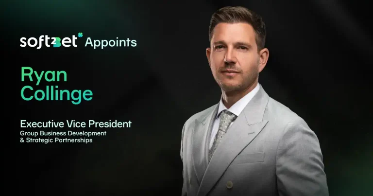 Soft2Bet bolsters leadership with Ryan Collinge as EVP