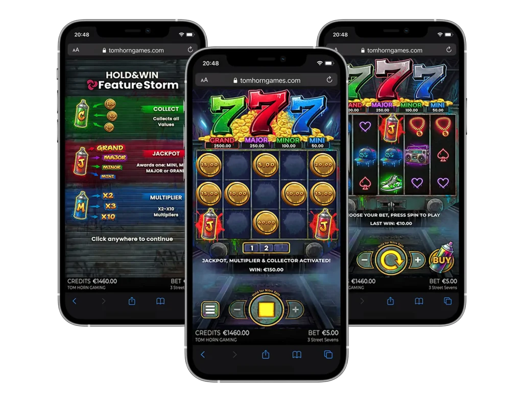 Tom Horn Gaming launches graffiti-themed 3 Street Sevens slot