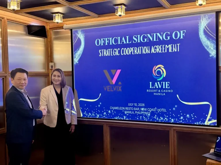 Velvix secures strategic EGM deployment with LaVie Resort in Manila