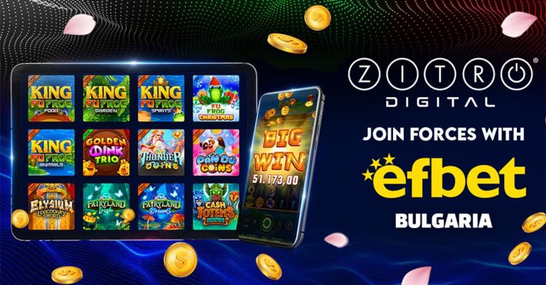 Zitro Digital enters new growth phase in Bulgaria via Efbet.com partnership