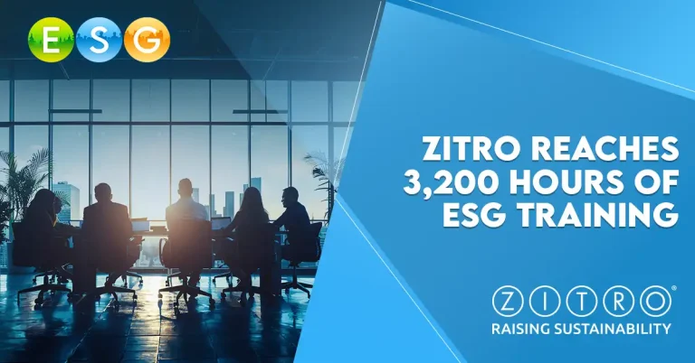 Zitro achieves milestone with 3,200+ ESG training hours in 2025