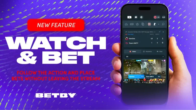 BETBY blends live streaming and betting with new ‘Watch & Bet’ feature