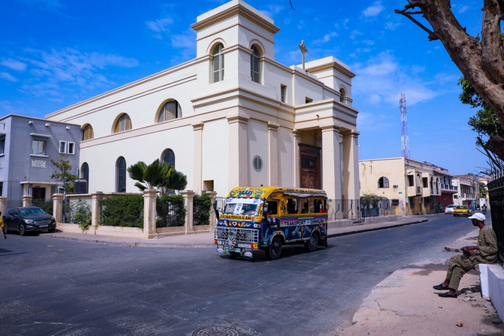 Street scene in Dakar, Senegal